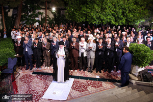 دیدار جمعی از شاعران و اهالی فرهنگ و ادب با رهبر معظم انقلاب