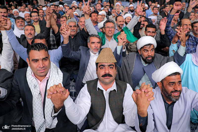 دیدار هزاران نفر از مردم سیستان و بلوچستان و خراسان جنوبی با رهبر انقلاب