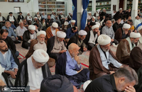 مراسم عزاداری شهادت امام محمد باقر (ع) در دفتر آیت الله العظمی صانعی (ره) برگزار شد