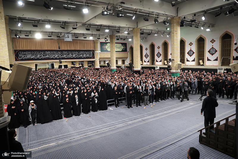 عزاداری هیئت‌های دانشجویی به مناسبت اربعین در حسینیه امام خمینی