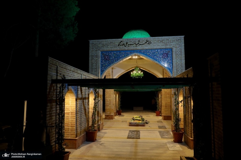 مراسم رونمایی از بنای یادمان مزار شهید سید علی اندرزگو