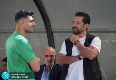 حضور ستاره سینما در تمرین تیم ملی فوتبال