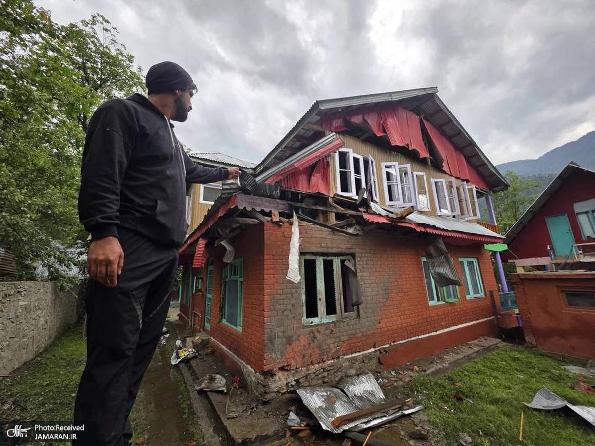 گلوله باران تازه پاکستان در منطقه مرزی شمال کشمیر هند + گزارش تصویری