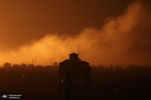 بمباران دفاتر خبری در غزه توسط اسرائیل + فیلم