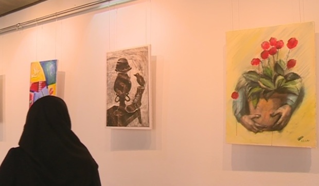 نمایشگاه گروهی  تصویرسازی در نگارخانه مهر قزوین برپا شد