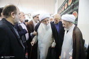 مراسم سالگرد همسر آیت الله العظمی سبحانی