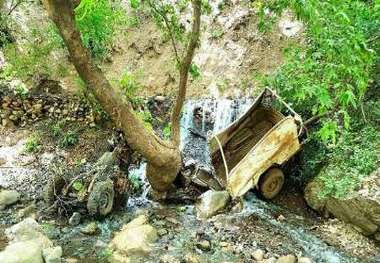 سقوط خودرو بە درە در سردشت یک کشتە و یک زخمی برجای گذاشت