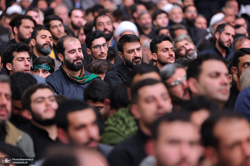 اولین شب مراسم عزاداری حضرت فاطمه‌زهرا (س) در حسینیه امام خمینی