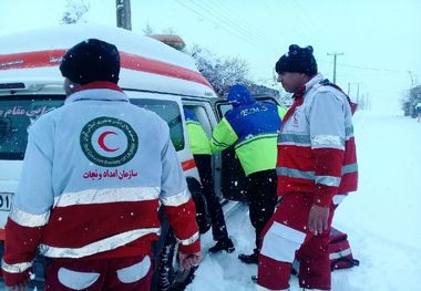 آماده‌باش هلال احمر در پی بارش برف و کاهش دما در ایلام