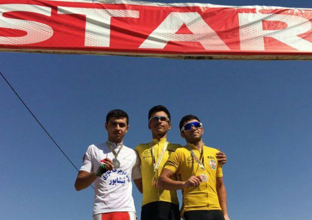 دوچرخه سواران نیشابوری در لیگ جوانان کشور قهرمان شدند