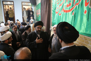 مراسم بزرگداشت سید رحیم میریان در بیت حضرت امام در قم