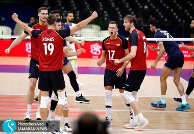 گزارش تصویری| باخت تیم ملی والیبال مقابل آلمان چغر!
