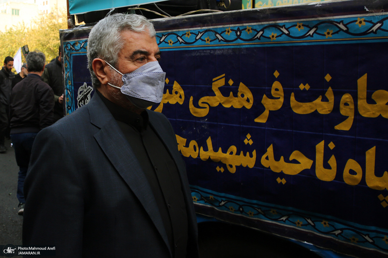 مراسم تشییع پیکرهای مطهر 100 شهید گمنام در تهران-5