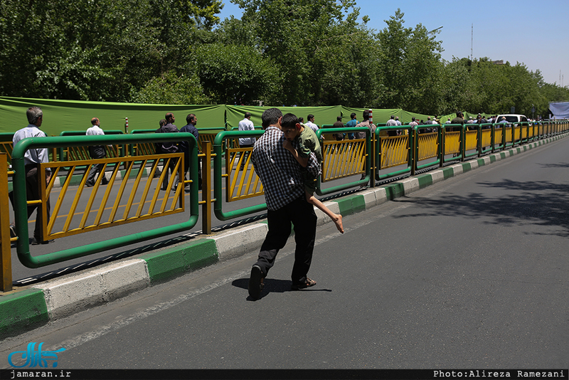 تشییع پیکر شهدای ترور در تهران