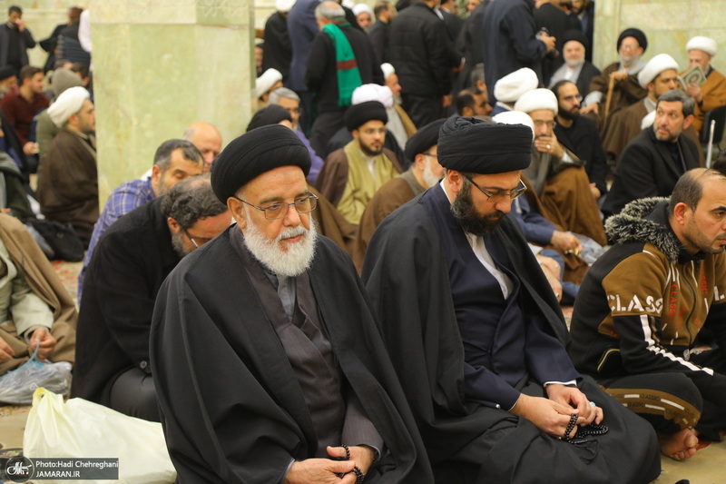 مراسم ترحیم و بزرگداشت آیت الله سید محمدعلی شیرازی در مسجد اعظم قم