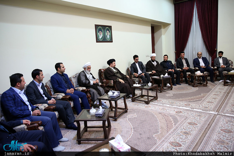 دیدار جمعی از مردم استان مازندران و دانشجویان زنجان با سید حسن خمینی