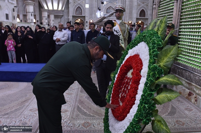 تجدید میثاق فرماندهان و پرسنل تیپ مکانیزه 20 رمضان نیروی زمینی با آرمان‌های امام راحل (ره)