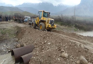 مسیر ارتباطی 22روستای اندیکا بازگشایی شد