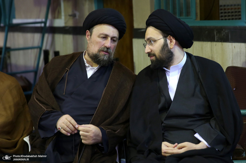 مراسم چهلمین روز در گذشت  آیت الله صانعی در حسینیه جماران  2