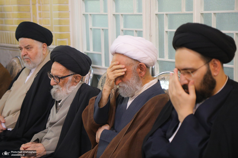 مراسم ختم مادر حجت الاسلام و المسلمین رسول جعفریان