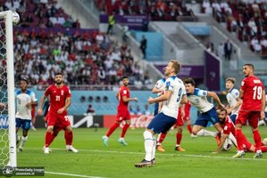 منتخب تصاویر  دیدار ایران و انگلیس در جام جهانی 2022