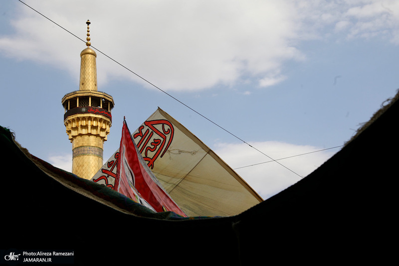مراسم روز شهادت پيامبر اكرم (ص) و امام حسن مجتبی (ع) در حرم مطهر رضوی
