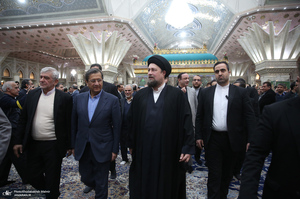 تجدید میثاق وزیر و کارکنان وزارت امور اقتصادی و دارایی با آرمان‌های امام (س)