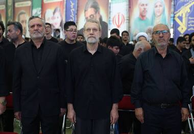لاریجانی در مراسم بزرگداشت شهدای اقتدار (۱۱ تیرماه ۱۴۰۴)