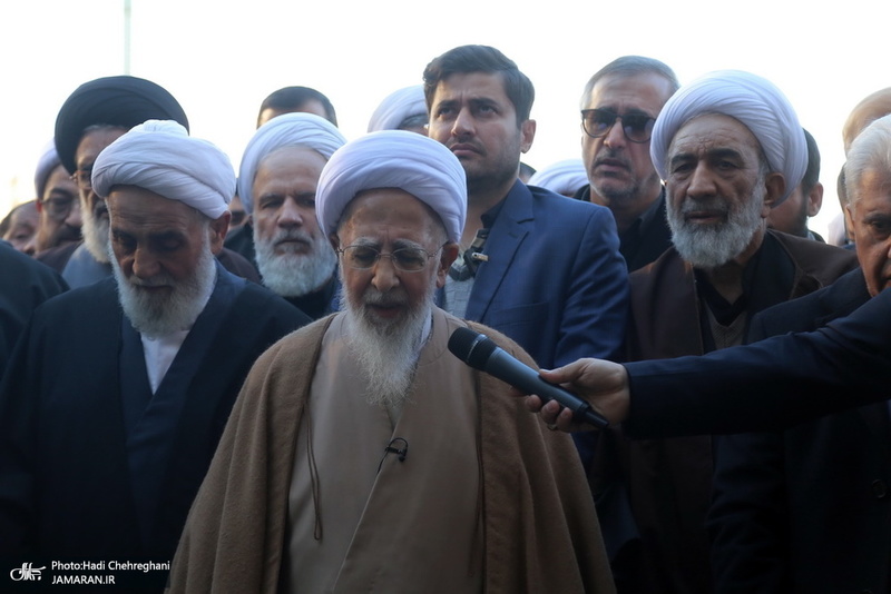 مراسم تشییع و خاکسپاری آیت الله سید هاشم رسولی محلاتی(ره) در قم