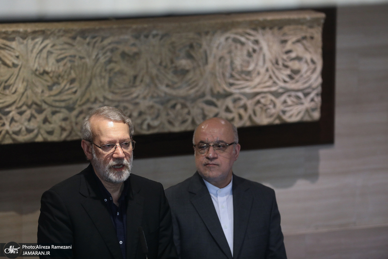 نشست خبری علی لاریجانی در بیروت