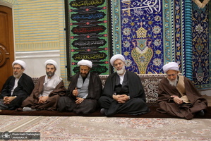 مراسم عزاداری شهادت امام رضا(ع) در بیوت مراجع عظام تقلید