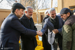 بازدید وزیر اسبق فرهنگ و ارشاد اسلامی از رویدادهای فرهنگی و هنری بر آستان آفتاب