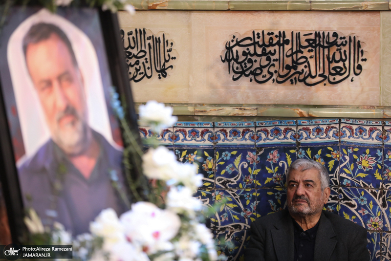 مراسم اولین سالگرد شهید سید رضی موسوی - سردار جعفری عزیز جعفری