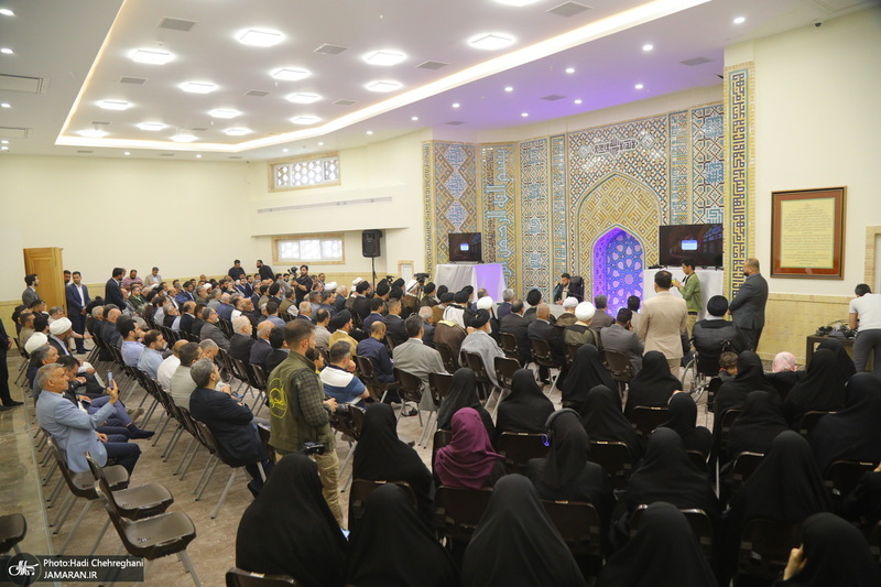 مراسم افتتاح حسینیه آیت الله العظمی بروجردی (ره) در شهر سامرا