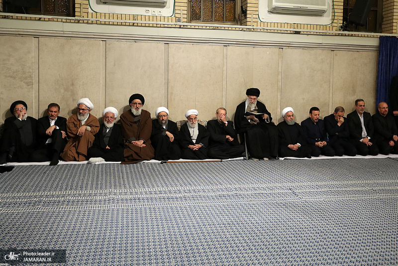 مراسم ترحیم و بزرگداشت آیت‌الله هاشمی شاهرودی(ره) با حضور رهبر معظم انقلاب