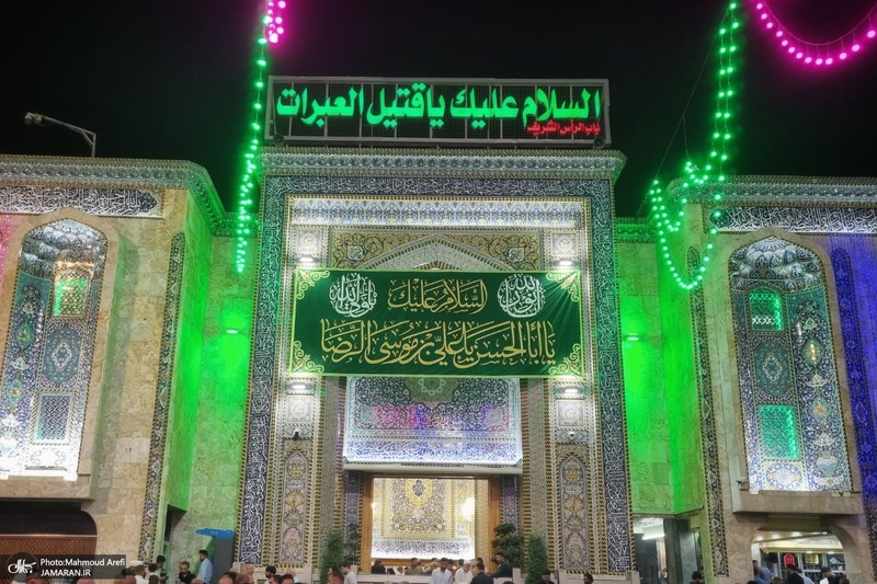 شب میلاد امام دضا (ع) در کربلا