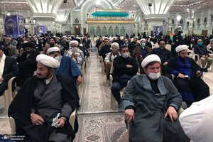 مراسم عزاداری شب شهادت حضرت فاطمه‌ زهرا (س) در حرم امام خمینی