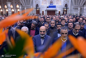 تجدید میثاق رییس، مدیران و کارکنان صداوسیما با آرمان های حضرت امام(س)