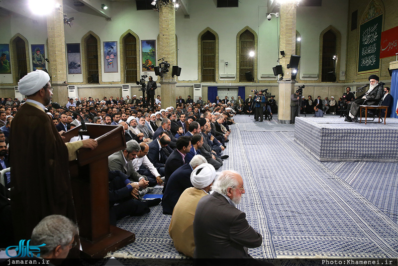 دیدار جمعی از استادان، نخبگان و پژوهشگران دانشگاه‌ها با رهبر معظم انقلاب