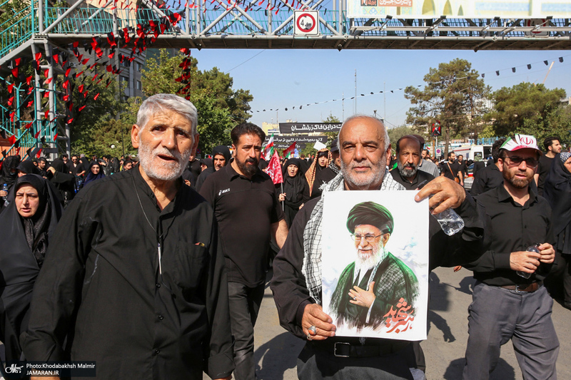 مراسم وداع با رهبر شهید انقلاب در مصلی تهران- 9