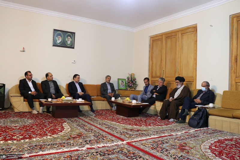 دیدارها معاون فرهنگی و هنری موسسه تنظیم و نشر آثار امام خمینی از شهرستان خمین‎‎