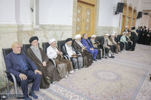 مراسم بزرگداشت آیت‌الله العظمی فیاض در حرم مطهر حضرت معصومه (س)