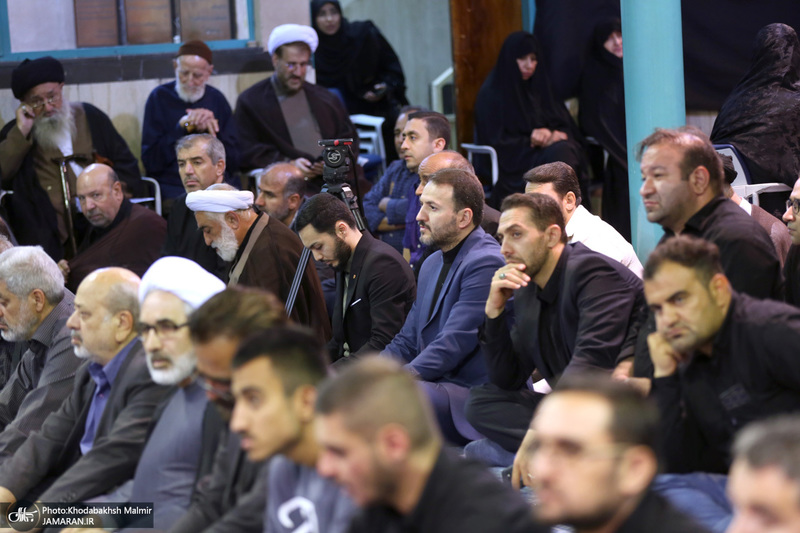 مراسم چهلمین روز مرحوم آیت الله صانعی در حسینیه جماران