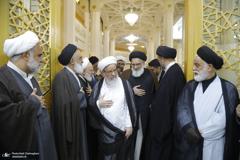 مراسم سالگرد ارتحال امام خمینی (س) از سوی رهبر معظم انقلاب اسلامی در قم