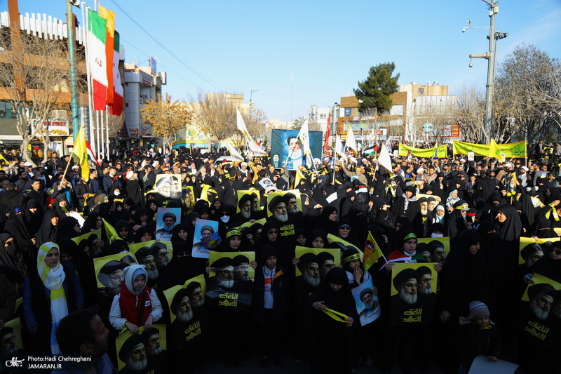 راهپیمایی و اجتماع «لبیک یا نصرالله» در قم