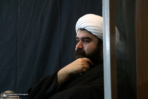 عزاداری در بیوت مراجع عظام تقلید و علما در سالروز شهادت حضرت فاطمه(س)