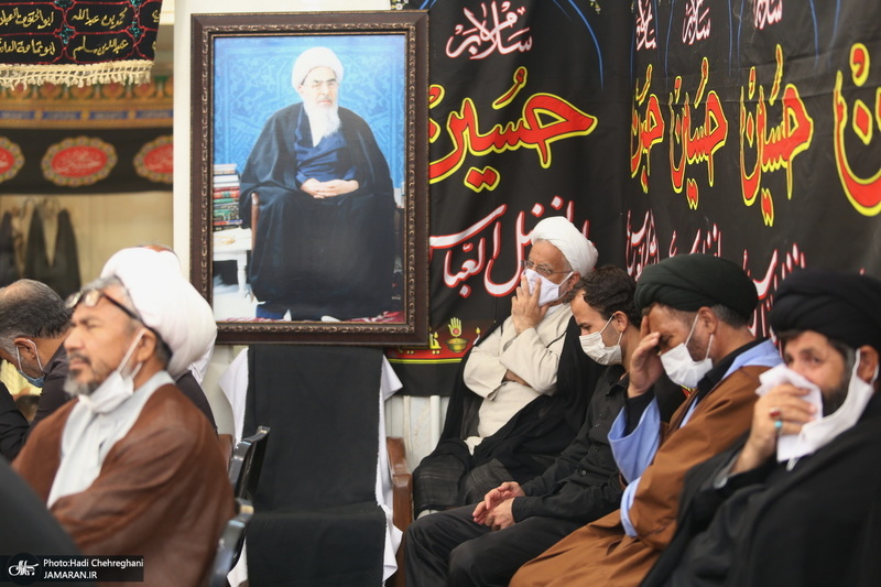 مراسم شهادت امام حسن مجتبی(ع) در بیت آیت الله العظمی فاضل لنکرانی(ره)