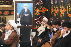 مراسم شهادت امام حسن مجتبی(ع) در بیت آیت الله العظمی فاضل لنکرانی(ره)