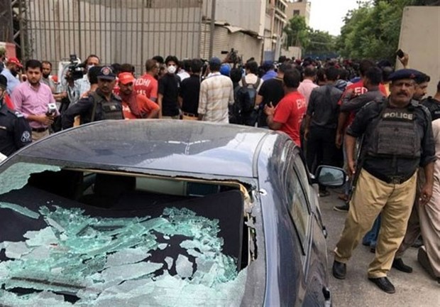 حمله به بورس «کراچی» پاکستان