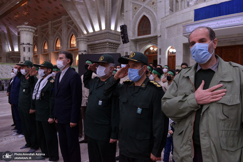 تجدید میثاق خادمین شهدای سپاه محمد رسول الله(ص) با آرمان های حضرت امام خمینی(س)